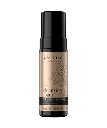 Eveline Cosmetics Nettoyage d'or biologique et mousse de lavage de visage apaisant 150 ml