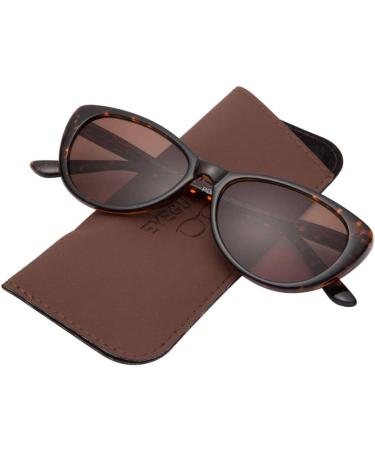 EYEGUARD Invisible Bifocal Cateye Vintage Reading Sunglasses for Women Demi 3.0x | UV400 Protection Spring Hinge Sun Reader - Buy Online on GoSupps.com