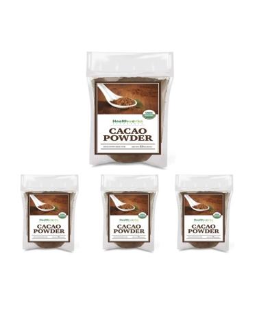 Healthworks Cacao Powder 5lb - Organic Cocoa Substitute | Keto Vegan Non-GMO | Peruvian Origin - Antioxidant Superfood - Buy Online on GoSupps.com