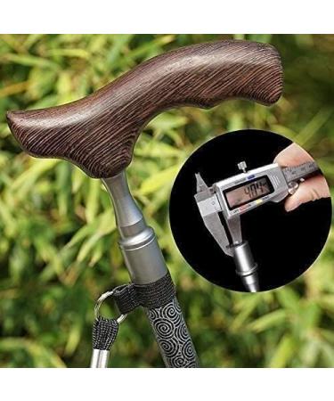 Telescopic Non Slip Crutches Carbon Fiber Wood T Handle Walking Sticks For Tourism Cane Trekking Nordic Walking Pole Hiking Crutches Ultralight Only 219G rollator walker Durable Mobility Aid for Arth - Buy Online on GoSupps.com