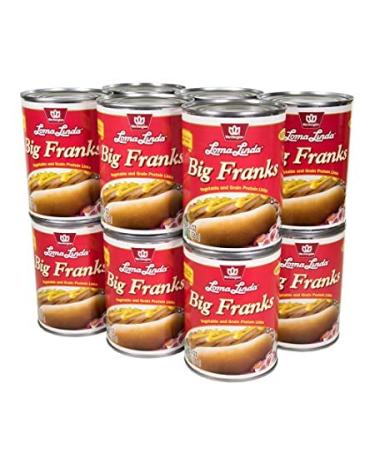 Shop Loma Linda Plant-Based Kosher Big Franks 20 oz - Pack of 12 | Vegan Sausages - Buy Online on GoSupps.com