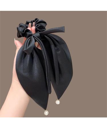 JSGHGDF Women knot Hair Clip Long Ribbon French Styling Barrettes Hair Tie Scrunchies Hair Hair ring - Buy Online on GoSupps.com