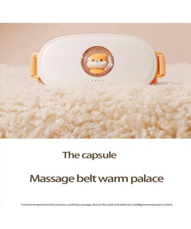 Bakkeny M28 Heating Belt for Menstrual Pain Relief - Warm Uterus Heating Massage Belt for Women - Pink - Buy Online on GoSupps.com