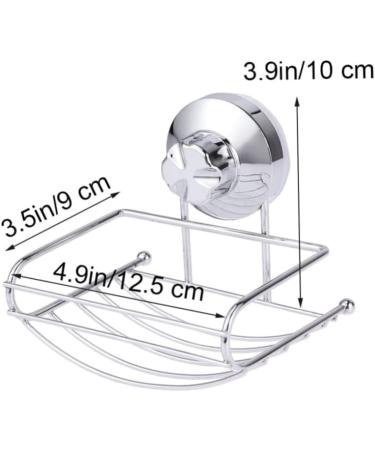 Ciieeo 2pcs Shower Soap Holder Watch Holder Watch Stand Stainless Steel Soap Holder Strong Suction Soap Holder Suction Cup Soap Holder Bar Soap Holder Bathroom Soap Holder Soap Dish Metal - Buy Online on GoSupps.com