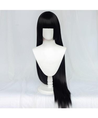 wxypreey Black Long Straight Hair Wig | Anime Cosplay & Halloween Costume | Premium Quality Wig - Buy Online on GoSupps.com