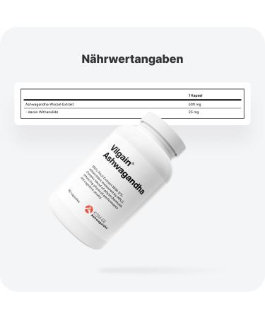 Vilgain Ashwagandha KSM-66 | Anti-Stress & Memory Support | 90 Capsules | Boost Physical Performance - Buy Online on GoSupps.com