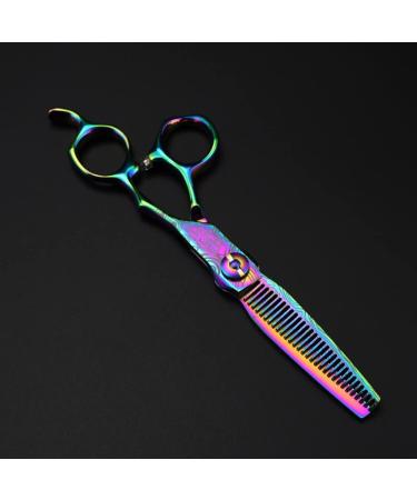 Hair Cutting Scissors 6 Inch Professional Upscale Scissor Rainbow Damascus Hair Scissors Haircut Thinning Barber Cutting Shears Hairdressing Scissors Set - Buy Online on GoSupps.com