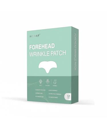 12 Pcs Forehead Wrinkle Patches - Anti-Wrinkle Collagen with Aloe & Vitamin E for Smoother Skin & Reduced Fine Lines - Buy Online on GoSupps.com