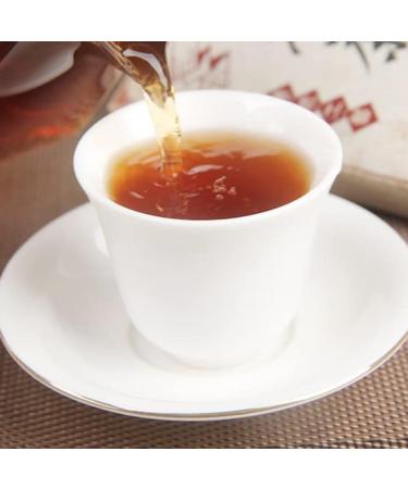 HQZM Yunnan 5 Years Old Ancient Raw Material Brick Tea 200g Ancient Fragrance Ancient Tea Brick Puer Mature Tea - Buy Online on GoSupps.com