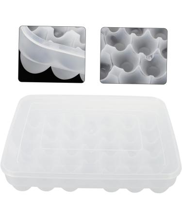 GLEAVI 34 Egg Preservation Box Egg Holder for Fridge Eggs Refrigerator Crisper Plastic Egg Tray re-usable - Buy Online on GoSupps.com