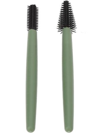 Verdant Touch Makeup Brush Silicone Eyelash Brush Set Portable Mascara Brush Reusable Makeup Brush with Washable Dustproof Box Green - Buy Online on GoSupps.com