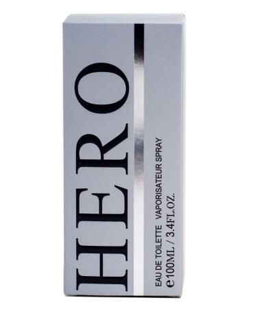 HERO SILVER FRAGRANCE FOR MEN 3.4 Fl. Oz Woody Spicy fragrance for men. - Buy Online on GoSupps.com