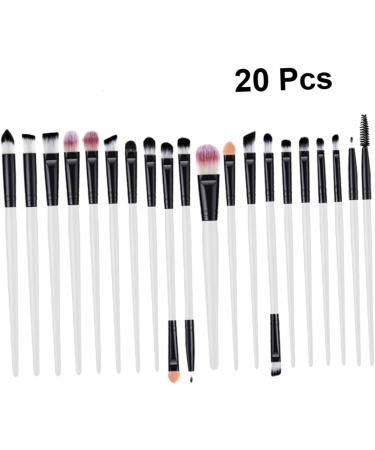 Healeved 20pcs Eyeliner Eyeshadow Brush Kit Brow Brush Kit Para Pesta as Eye Liner Brush Makeup Accessories 15.50X1.50X1.50CM As Shown - Buy Online on GoSupps.com