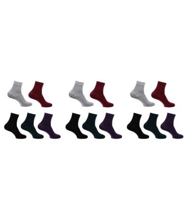 FRCOLOR 15 Pairs Gel Ripstop Socks Stockinette Womens Socks Moisturizing Cotton Socks Hard Calcetines para Mujer Cracked Heel Socks Silicone Heel Socks Miss Cracked Socks Pure Cotton Care