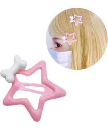xbiez Pentagrams Hair Clip for Adult Kids Star Barrettes Snap Side Pin for Girl Casual Headdress Cute Hair Styling Accessories Blue - Buy Online on GoSupps.com