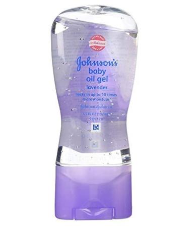 Johnson's Baby Oil, Lavender Gel, 6.5 Fl Oz (Pack of 6)