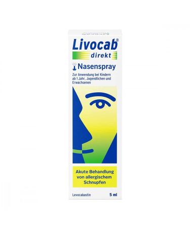 Livocab directly nasal spray (5 ml) |Acute aid with allergy |Quick help with allergic runny nose |Effective from the 1st application 5 ml (1 Pack)