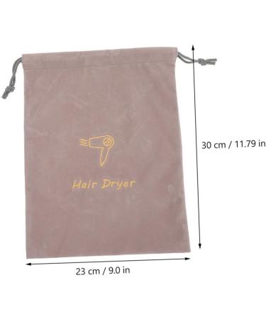 Beavorty 2pcs Velvet Bag Drawstring Bags Hair Dryer Storage Bags Hair Dryer Organizers Bag Hair Dryer Carrying Bags Hair Dryer Storage Organizer Drawstring Hair Dryer Bags Blow Dryer Bag - Buy Online on GoSupps.com