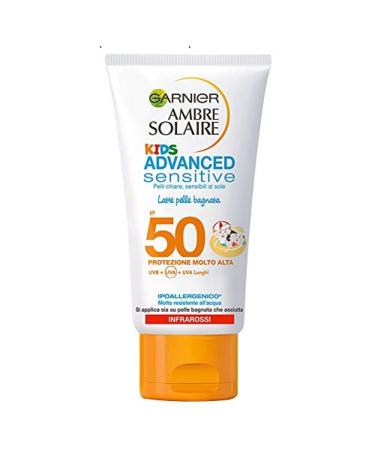 Garnier Ambre Solaire Advanced Sensitive Kids Sun Protection Very High IP50+ Protective Lotion 150 ml
