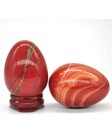 35x50mm Red Jasper Oval Natural Crystal Stone Mineral Specimen - Buy Online on GoSupps.com