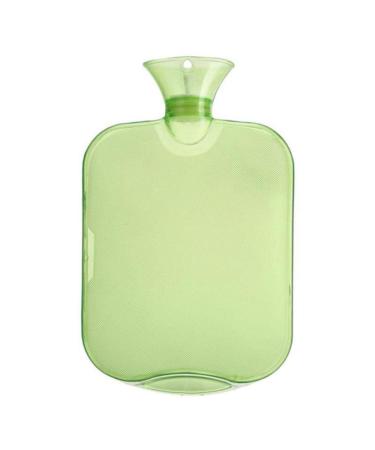 Heat bottle with cover 2000ml water -filling hot water bag thick water bag Bottle Transparent heat bottles PVC explosion -protected water bag i (31*20cm/12.20*7.87inch)