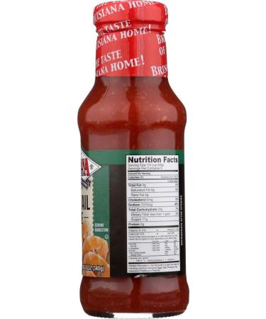 Louisiana Cocktail Sauce with Horseradish 12.0 Oz. (Pack of 3) - Authentic Cajun Flavor for Seafood Lovers - Buy Online on GoSupps.com
