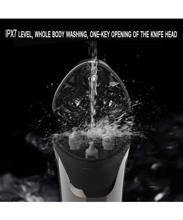 Premium Waterproof Electric Razor for Men - Rechargeable Rotary Shaver for Wet & Dry Grooming - Buy Online on GoSupps.com