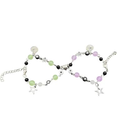 Buy OralGos Practical Magnetic Clasp Acrylic Alloy Bangle Bracelet - Comfortable Beaded Chains for Stylish Fashion - Buy Online on GoSupps.com