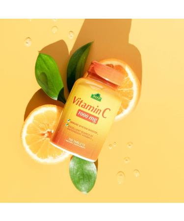 ALFA VITAMINS Vitamin C 1000mg Supplement - Immune Booster & Antioxidant for Cold Protection - Healthy Skin Support - 100 Tablets - Buy Online on GoSupps.com