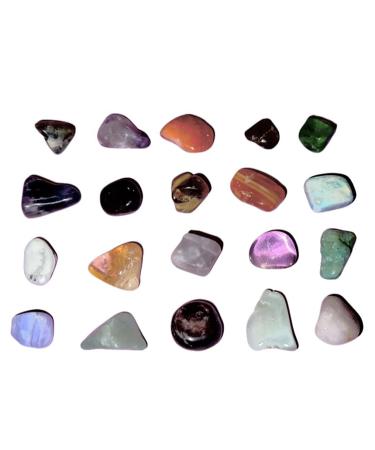 Shropshire Crystals Selection of 20 x Natural Crystals in Gift Box - 8-15mm Per Stone