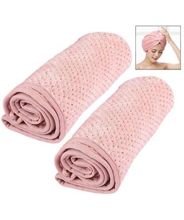 Buy IWOBI Turban Hair Drying Towel Set - 2 Microfiber Hair Turbans with Button | Perfect for Long Hair | Fast International Shipping - Buy Online on GoSupps.com