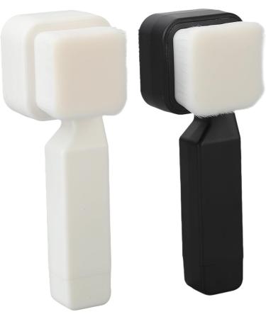 Double Sided Face Wash Brushes Soft Bristles Effective Cleansing Collagen Boost Travel Friendly for Skin Care Exfoliating - Buy Online on GoSupps.com
