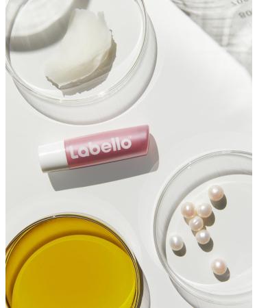 LABELLO Pearly Shine (1 x 5.5 ml) Lip balm enriched with natural oils & silk pearls Lip care Long-lasting hydration for 24 hours - Buy Online on GoSupps.com
