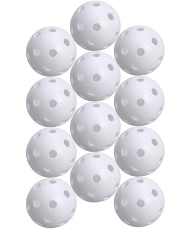 STOBOK 24pcs Perforated Golf Practice Balls - White | Sports Training Balls - Buy Online on GoSupps.com