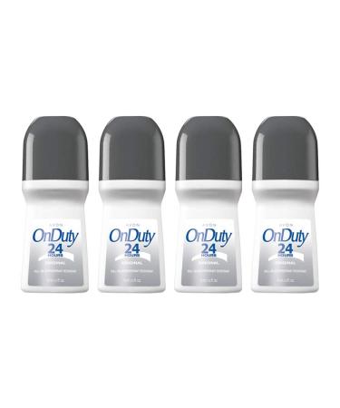 Avon On Duty 24 Hours Original Roll-on Anti-perspirant Deodorant 2.6 oz (4-Pack)