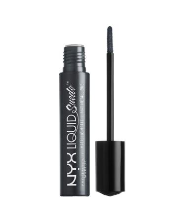 NYX PROFESSIONAL MAKEUP Liquid Suede Metallic Matte Lipstick - Go Rogue (Gun Metal)