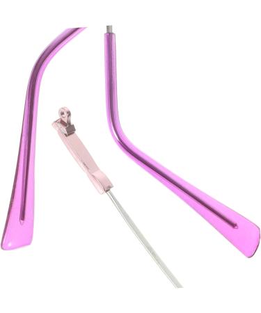 Coolhiya Sunglasses Hinge Replacement - Violet Metal Arm & Leg Bracket | 13.5x0.6cm Glasses Repair Part - Buy Online on GoSupps.com