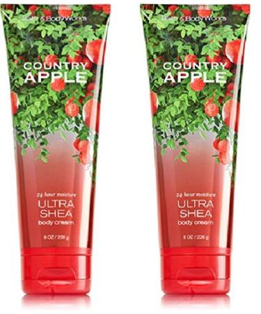 Bath Body Works Country Apple Bundle - Ultra Shea Body Cream & Fine Fragrance Mist 8 oz - Buy Online on GoSupps.com