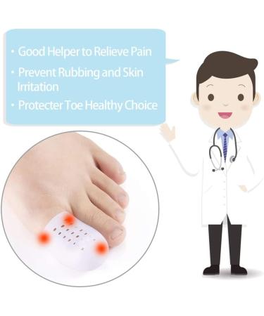 Havamoasa Big Toe Protector - Silicone Cap for Toe Corns, Calluses, Blisters - Breathable, Holes for Ingrown Toenails, Friction Reduction - Large - Buy Online on GoSupps.com