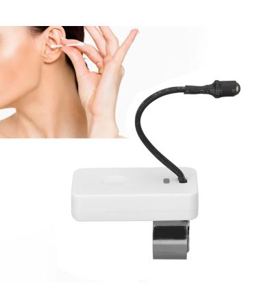 Ear Pick Ear Cleaning Lamp LED Ear Pick Lamp Multifunction 3 Speeds Ear Wax Removal Tool USB Rechargeable Ear Pick Thumb Lamp Ear Picker Light Ear Wax Cleaner Tool for Ear Cleaning(White)