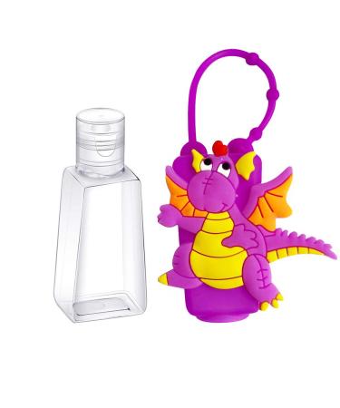 VHOPMORE 6Pcs Kids Travel Hand Sanitizer Bottles with Keychain Holder - Dinosaur Design, 30ml Leak Proof Refillable Containers - Buy Online on GoSupps.com