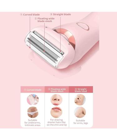 Duskofficial Razor-The Glide Pro 3.0 Razor Dusk Official Electric Razor Dusk Official Shaver 2 In 1 Electric Shaver Razors For Women Wet Dry Shaver Women Rechargeable Painless Hair Removal (A) - Buy Online on GoSupps.com