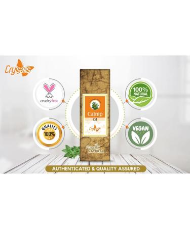 Crysalis Catnip (Nepeta cataria) Oil - 0.51 Fl Oz (15ml) - Buy Online on GoSupps.com