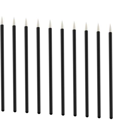 BELLIFFY 100pcs Eye Makeup Tools Eyeshadow Eye Shadow Eyebrow Brush Applicator White 10X0.5X0.5cm White - Buy Online on GoSupps.com