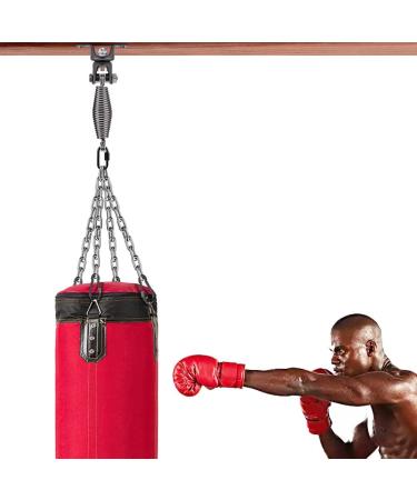 MegaDeal: BeneLabel Heavy Duty Boxing Punching Bag Hanger with 360 Rotation & Wood Beam Holder - Includes Spring, Screws, Carabiner & Comfort Spring - 5.9 inch - Buy Online on GoSupps.com