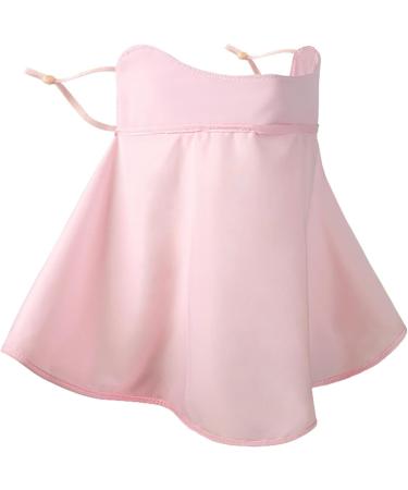 Pink Sun Protection Face Shield - UV Protection & Cooling Scarf with Ear Loops for Ultimate Facial Safety - Buy Online on GoSupps.com