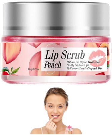 Lip Scrub Exfoliator Lip Overnight Moisturizer Sleeping Cream Lip Repair Balm Peach lip repair - Buy Online on GoSupps.com