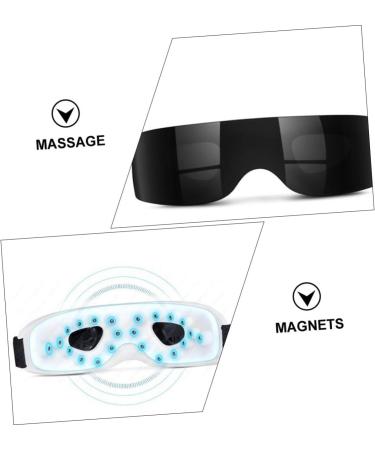 ifundom Appareil de Massage Oculaire Rechargeable Vibrations Shiatsu et Points D'acupuncture Silicone Hypoallerg nique Bandeau lastique Ajustable D tente des Yeux Fatigue Soin - Buy Online on GoSupps.com