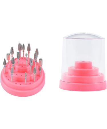 POPETPOP 2 Pcs 48 Nail Bit Holder Stand Nail Grinding Head Storage Protect Nail Drill Bits Nail Bit Holder Container Display Storage Container Nail Drill Bits Stand Manicure Written Pink Size 1x2pcs Pinkx2pcs - Buy Online on GoSupps.com