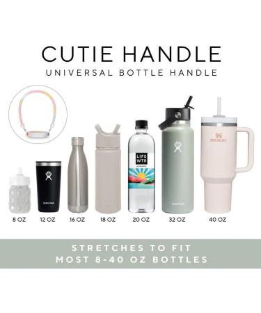 Portable Body Silicone Water Bottle Holder - Carriage Strap & Kettle Keeper for Camping Hiking & Outdoor Activities - Pink Yellow & White - Buy Online on GoSupps.com